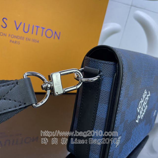 Louis Vuitton新款男包 路易威登Studio邮差包单肩包 LV男士斜挎包  ydh4211